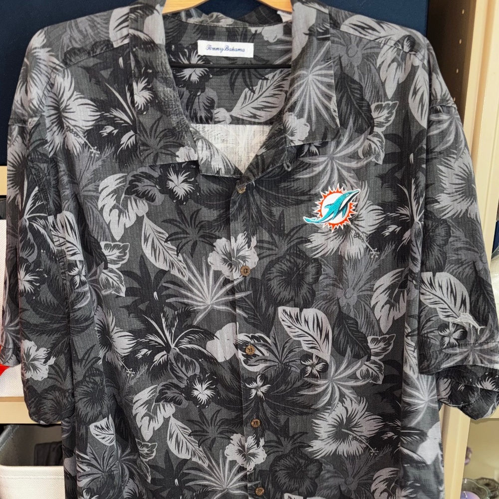 Miami Dolphins  Tommy Bahama Button Down Shirt